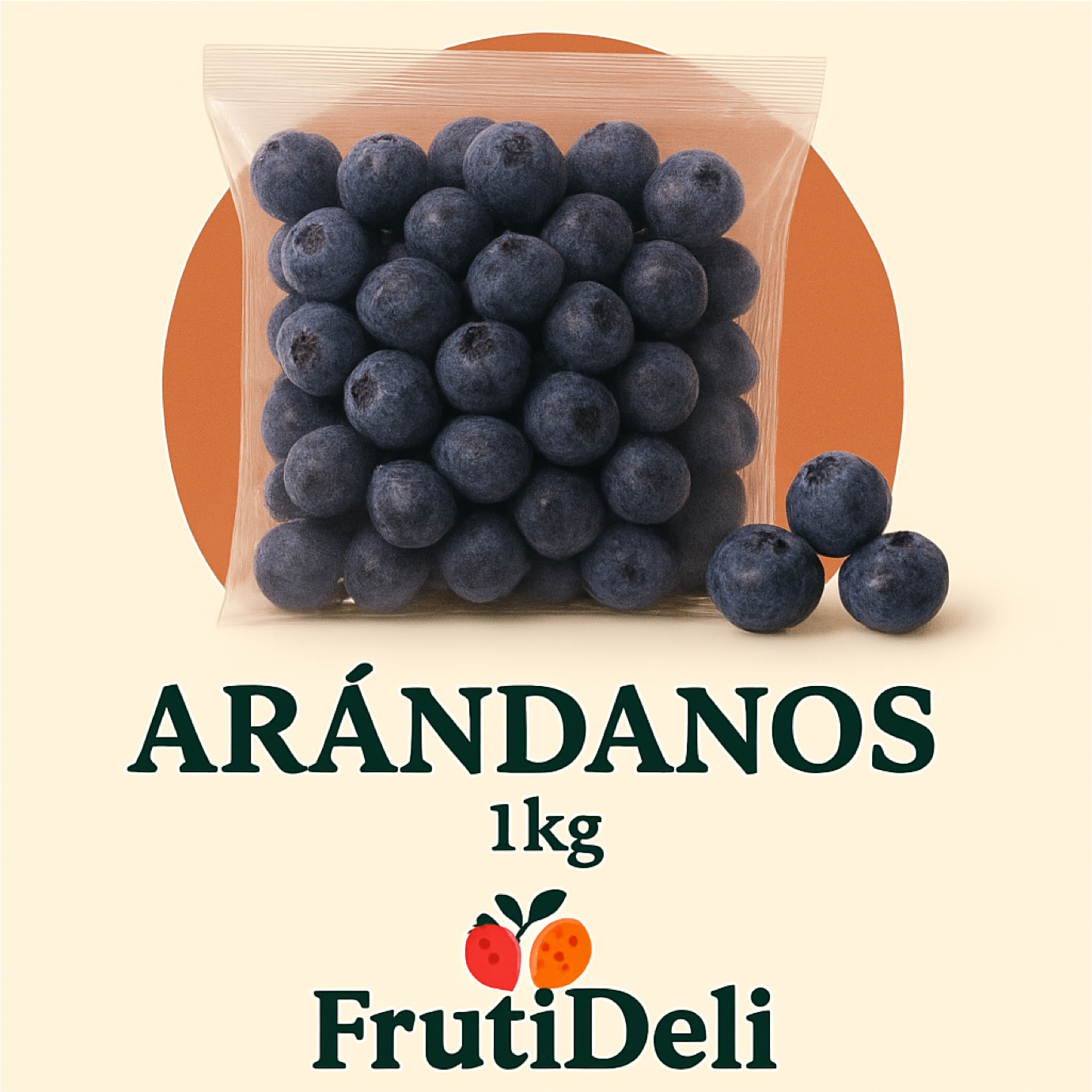 🫐 Arándanos Congelados – Bolsa 1kg ($120)