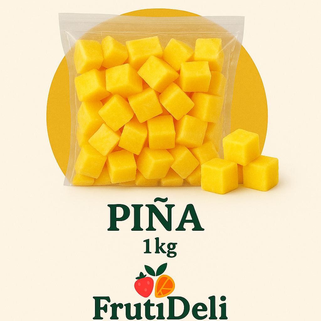 🍍 Piña Congelada – Bolsa 1kg ($100)